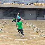 キャップで的当て